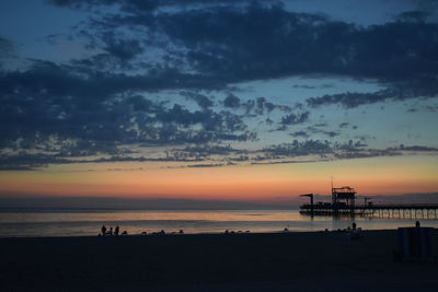 Pier at sunset