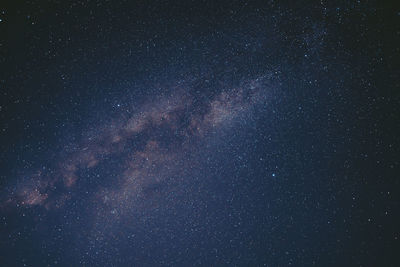 Low angle view of stars in sky at night