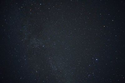 Low angle view of stars against sky at night