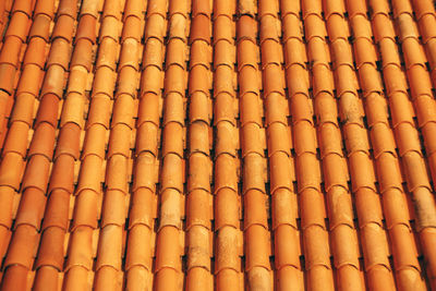 Full frame shot of roof tiles