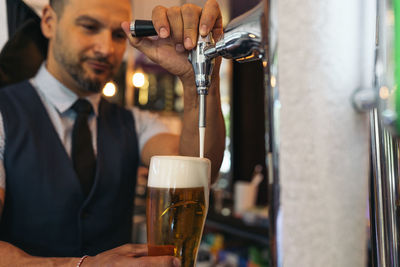 Waiter at bar