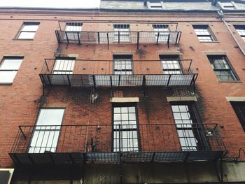 Low angle view of residential building