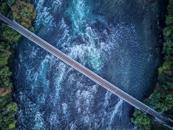 Close-up high angle view of water