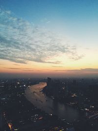 Aerial view of cityscape