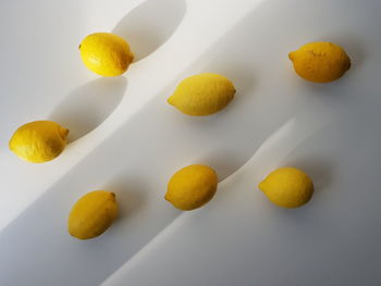 Close-up of fruits against white background