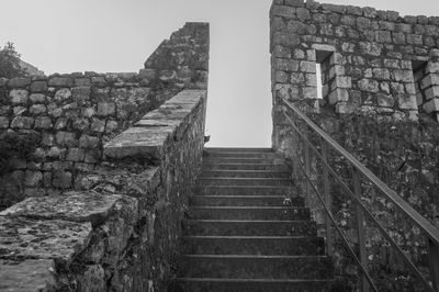 Low angle view of staircase