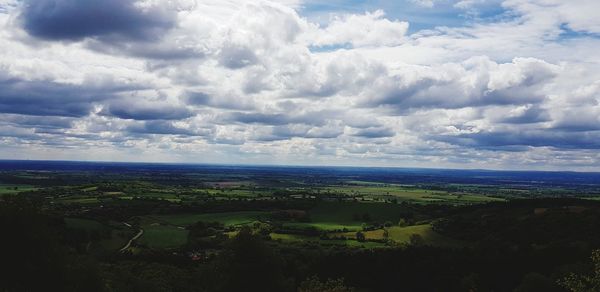 Panoramic view of landscape against sky