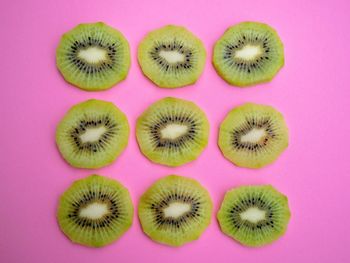 Close-up of fruits over white background