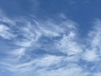 Low angle view of clouds in sky