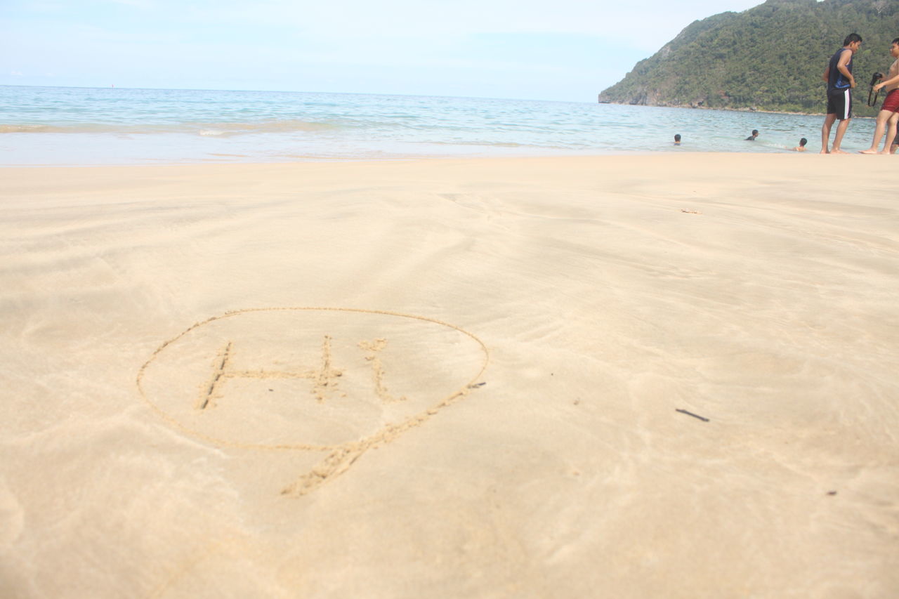 HEART SHAPE ON BEACH