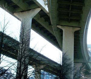 Low angle view of bridge