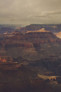 Aerial view of landscape against sky
