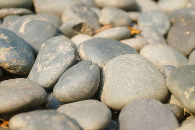 Full frame shot of pebbles