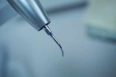 Close-up of water from faucet