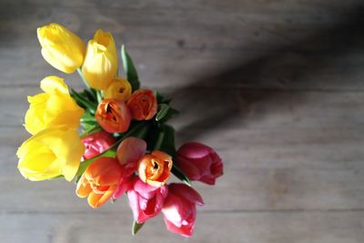 Close-up of yellow roses
