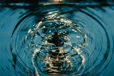 Full frame shot of rippled water