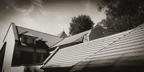 Low angle view of building against sky