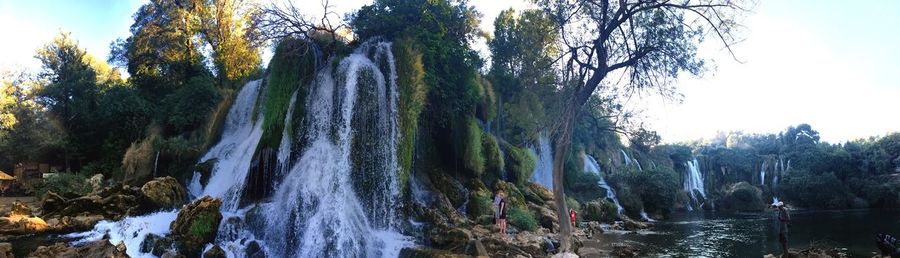 Waterfall in a forest