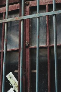 Full frame shot of rusty metal grate