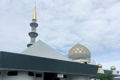 Low angle view of building against sky