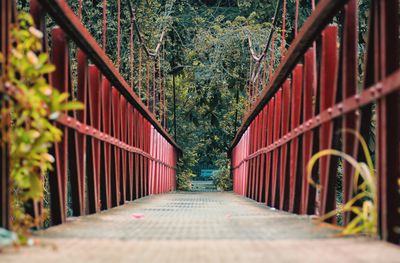 Close-up of bridge