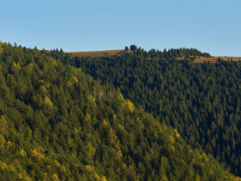 Views of the mountains at sunset, next to the ordesa valley, spain