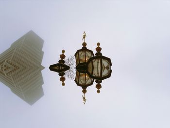 Low angle view of built structure against clear sky