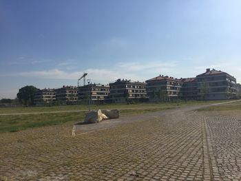 Buildings against the sky