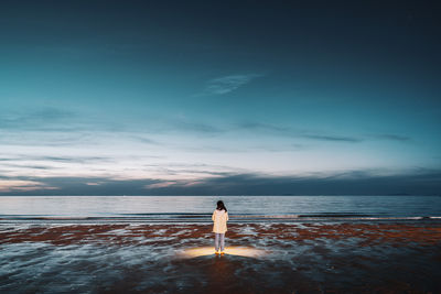 Bluehour in sea