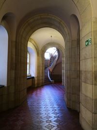 Corridor of building