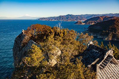 Panoramic view of sea against sky