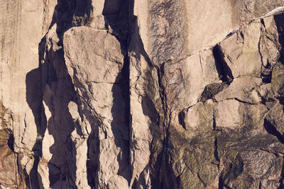 Full frame shot of rock formation