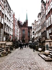 View of buildings in city