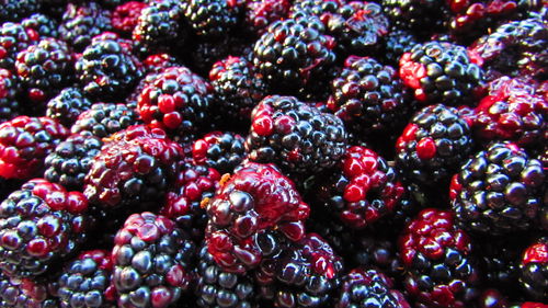 Full frame shot of strawberries