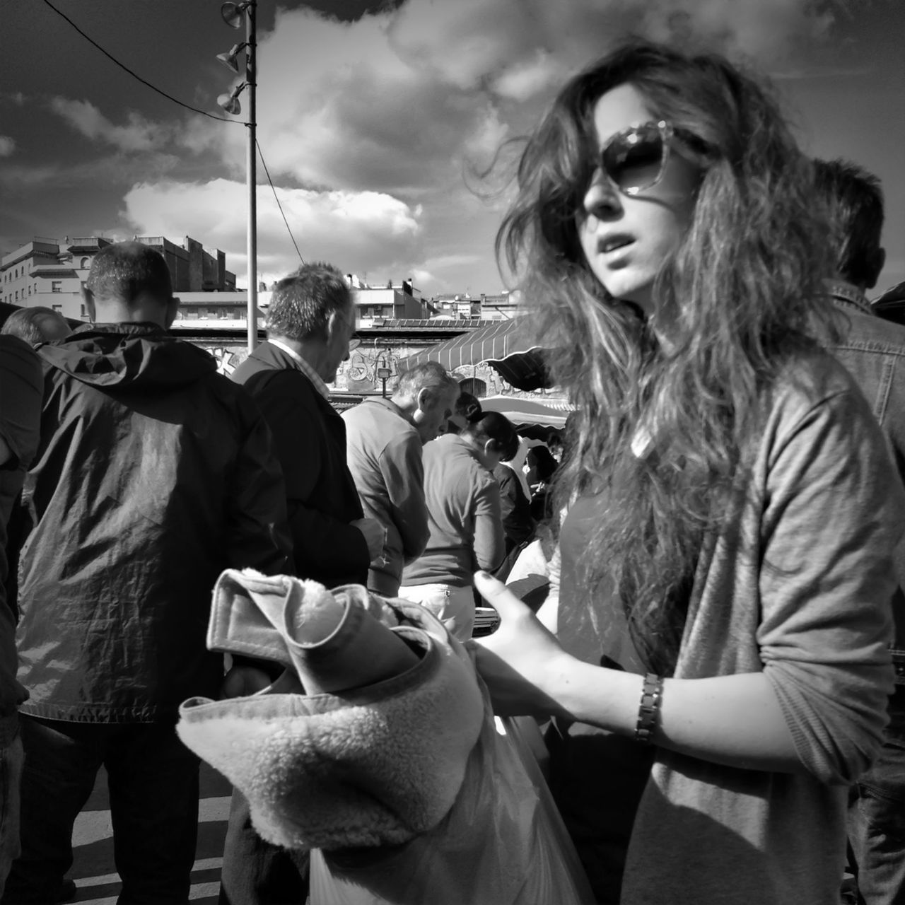 lifestyles, leisure activity, person, togetherness, casual clothing, young adult, young women, bonding, smiling, happiness, love, standing, friendship, enjoyment, portrait, long hair, sky, three quarter length