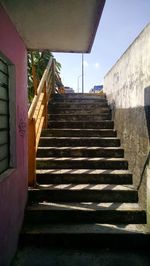 Low angle view of stairs