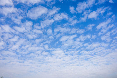 Low angle view of clouds in sky