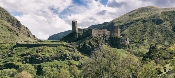 Panoramic view of landscape against sky