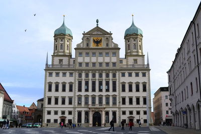 View of cathedral against sky in city