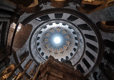 Low angle view of dome of building