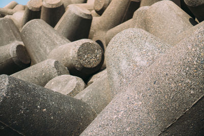 Full frame shot of stones