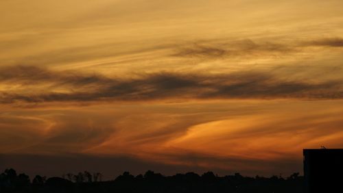 Scenic view of sunset sky