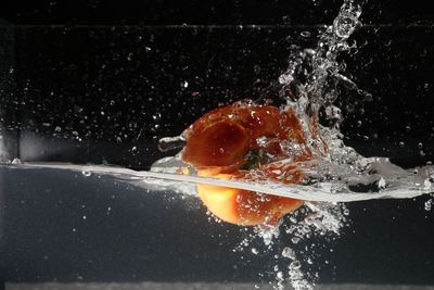 splashing