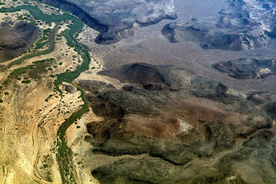High angle view of landscape