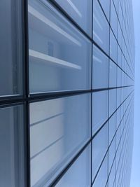 Low angle view of glass building