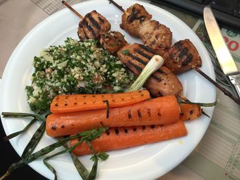 Close-up of food in plate