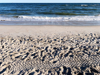 Scenic view of beach