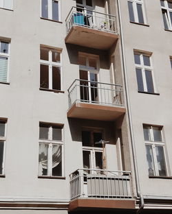 Low angle view of residential building