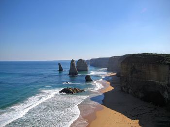 Scenic view of sea