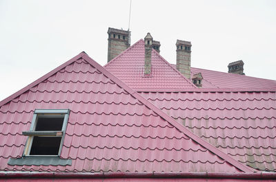 Low angle view of building against sky